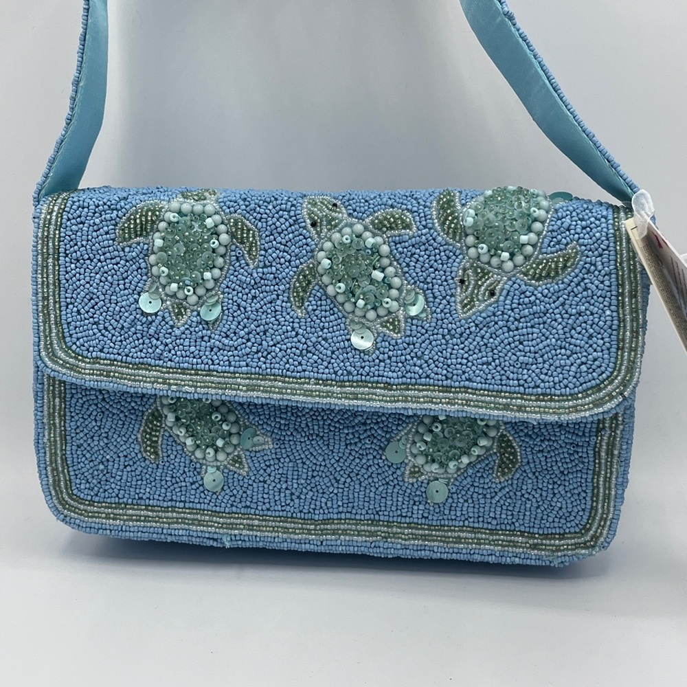 SOLD - Sea turtle beaded bag made in India NWT TikTok Instagram Viral